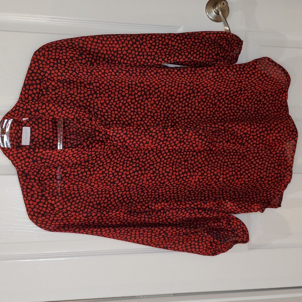 ❤❤❤ Valentine's Heart Romantic Blouse! NWOT Size Small ❤❤❤